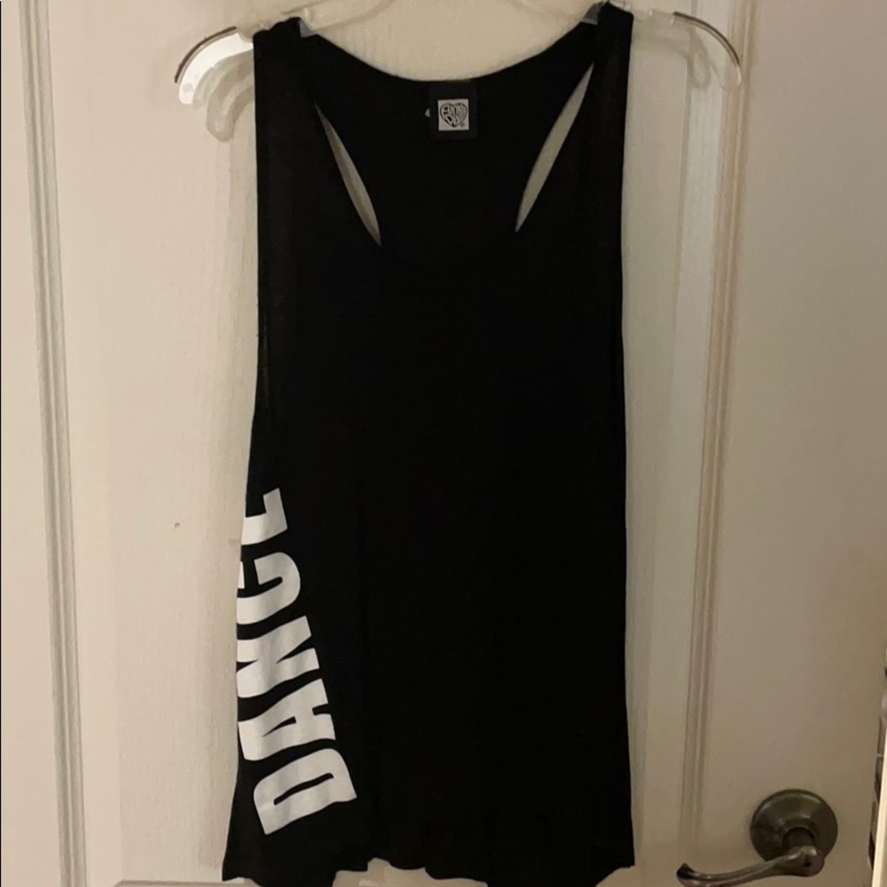 Black Racerback Tank